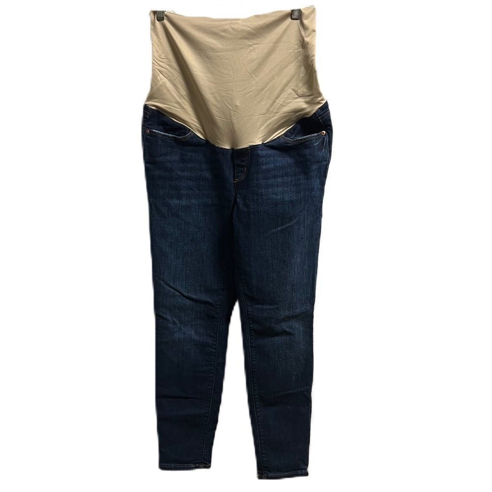 Loft Maternity Jeans Dark Blue Size 8